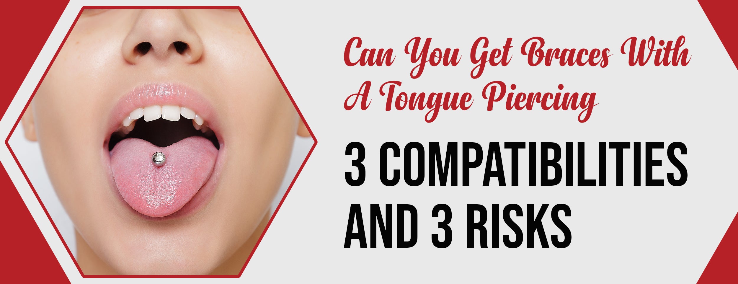 Tongue piercing cheap with braces