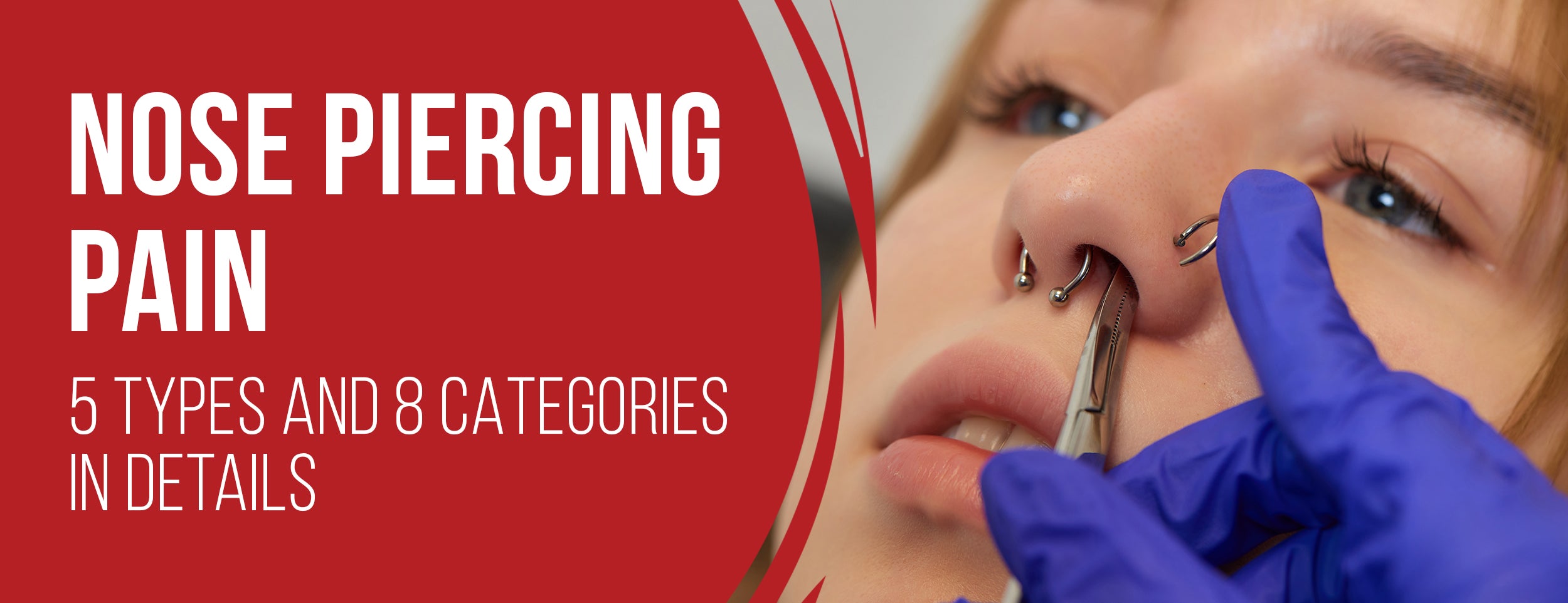 Nostril piercing pain top