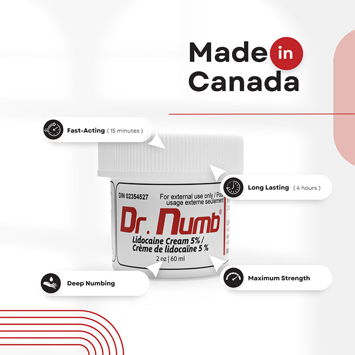 Dr. Numb® 5% Cream - 2oz