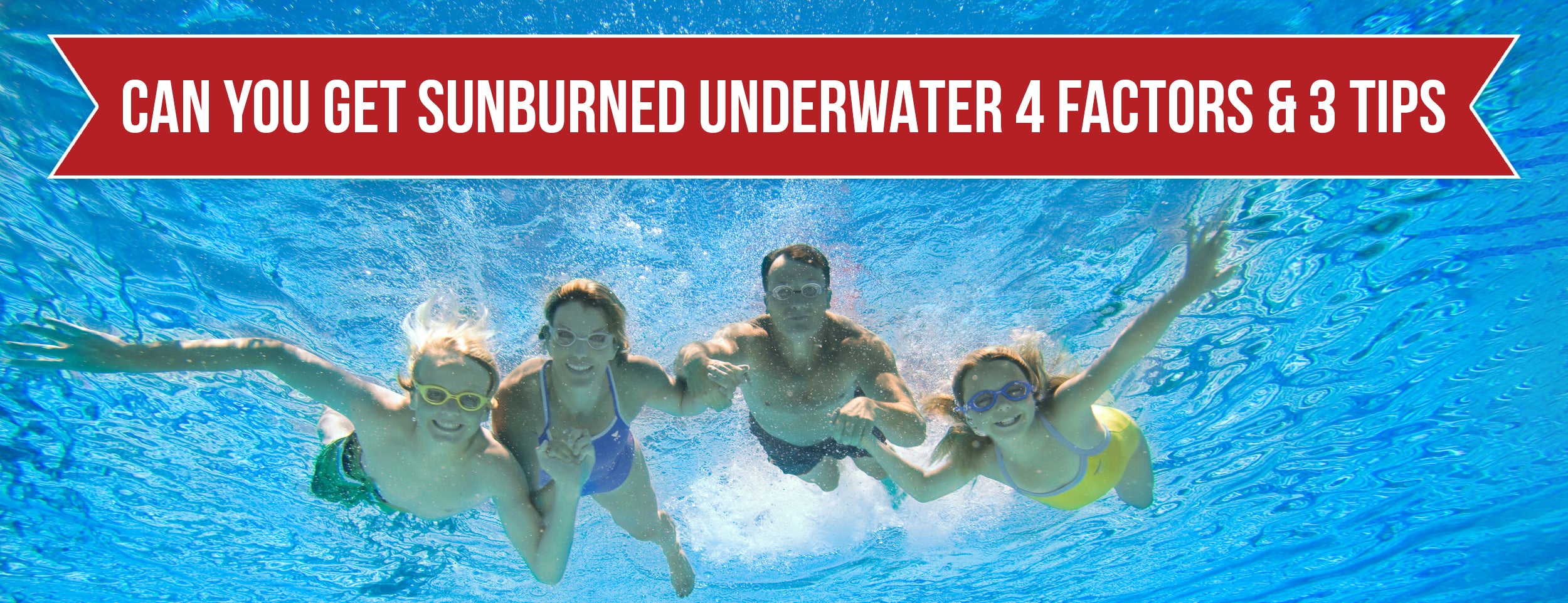 The 7 Factors & Tips to Avoid Getting Sunburned Underwater