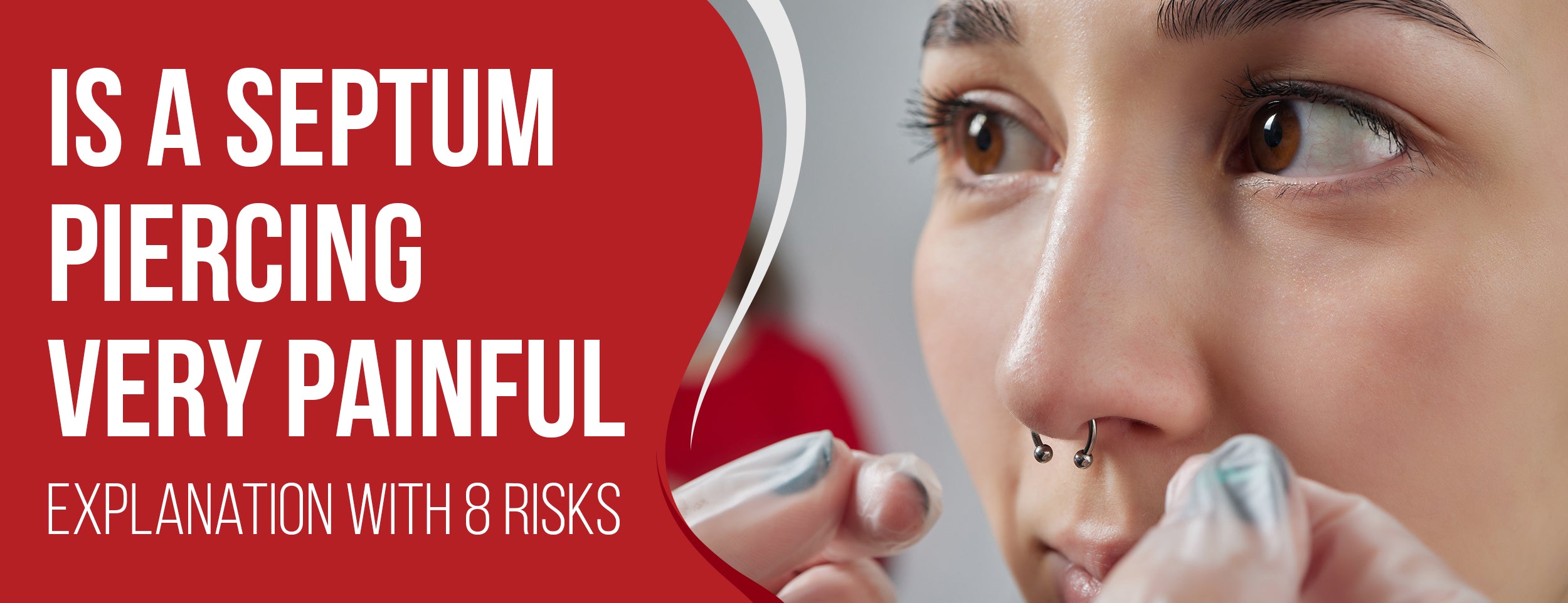 Septum discount piercing swimming
