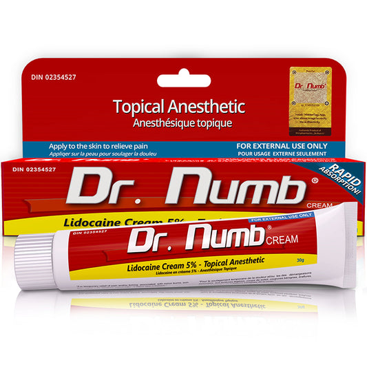Dr. Numb® 5% Cream - 30g