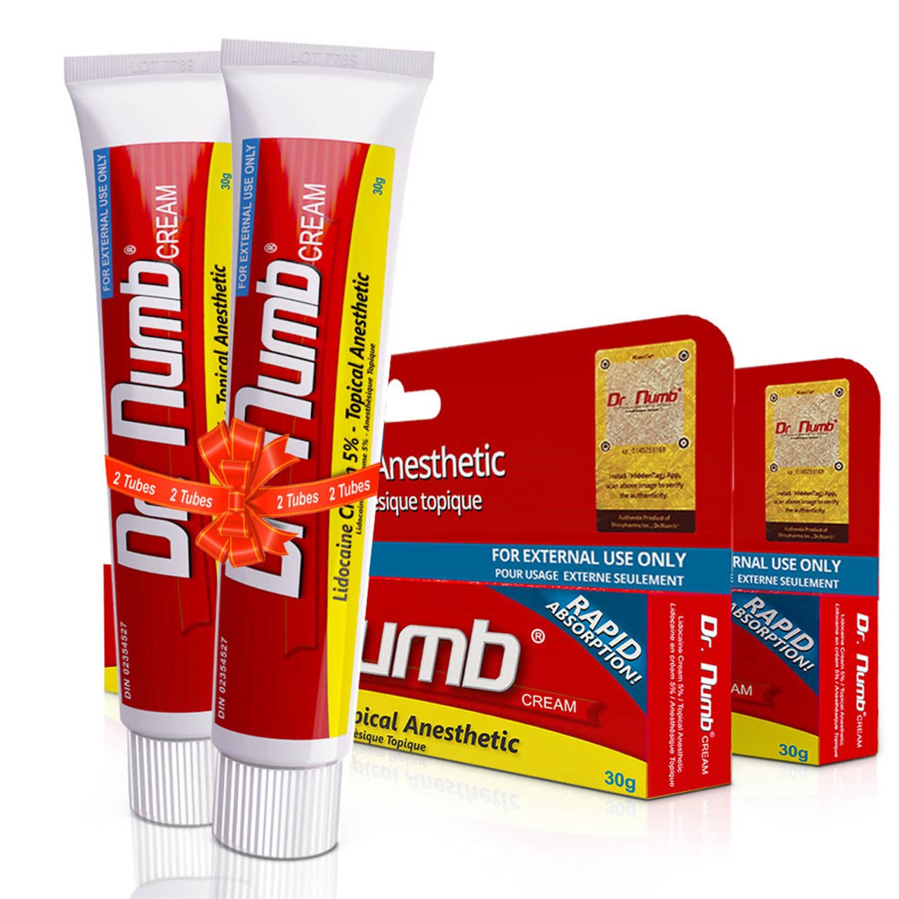 Dr. Numb® 5% Cream (30g) - Effective Pain Relief