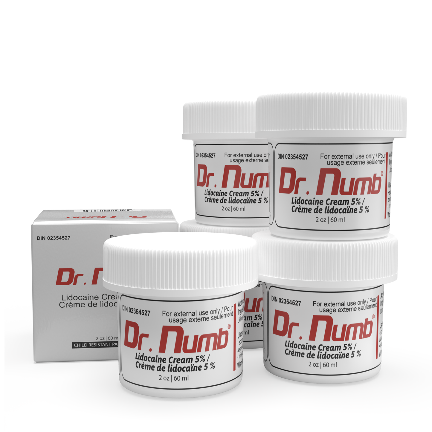 Dr. Numb® 5% Cream - 2oz (DIN)